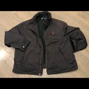 Polo Ralph Lauren fleece lined hooded rain jacket